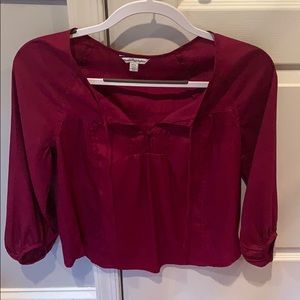 Maroon American eagle top